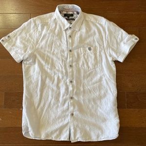 Ted Baker - White Short Sleeve Shirt - Size 3 (M)